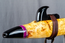 Yellow Cedar Burl Native American Flute, Minor, Low E-4, #N28I (0)